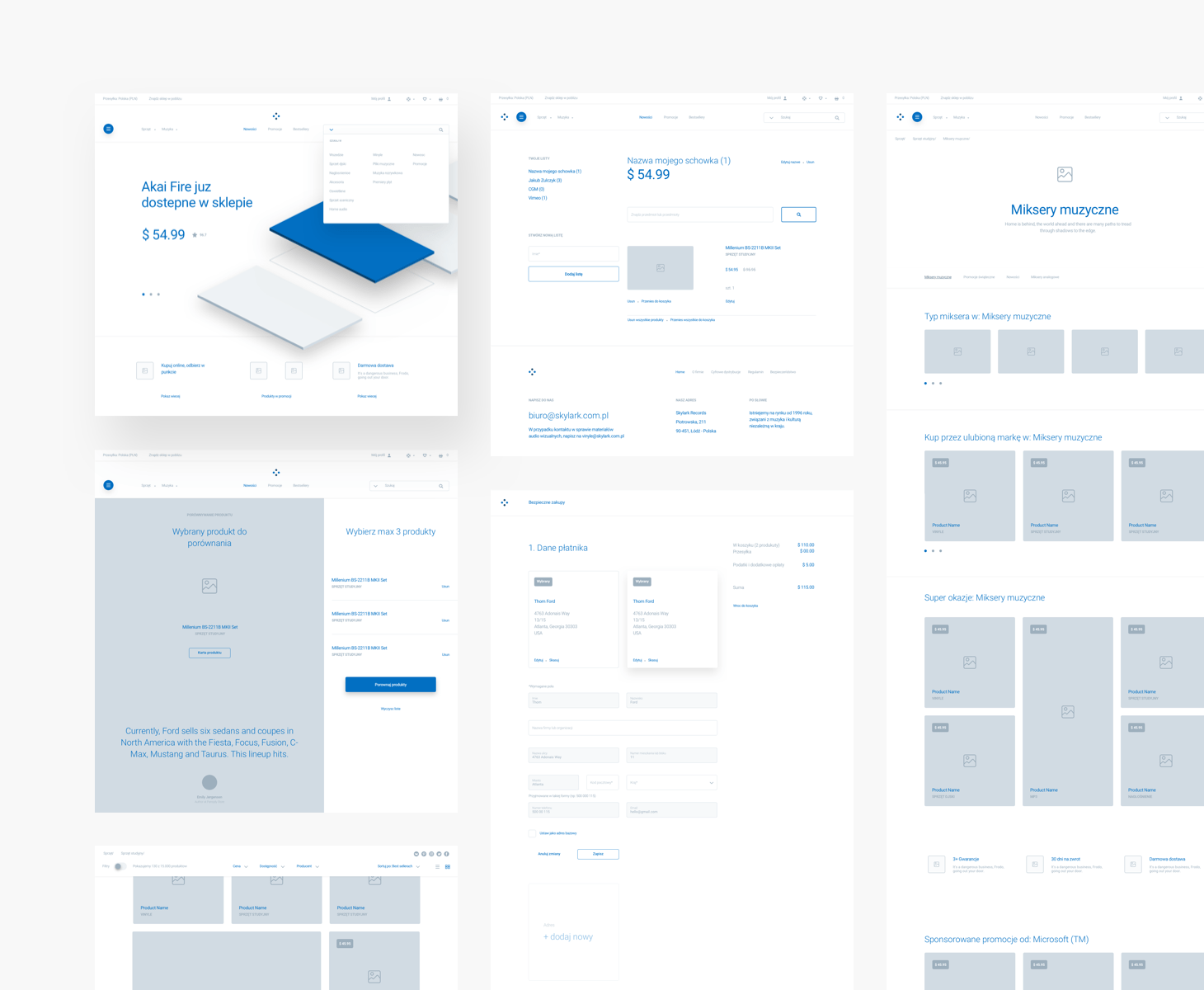 They are very close to the final product, . Getting Started With Wireframing 20 Wireframe Examples From Sketch To By Monica Galvan Ux Planet