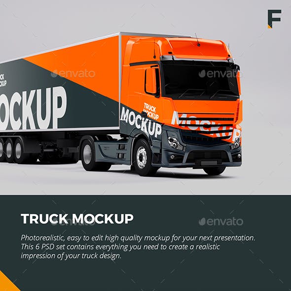 Using instructions, you can easily change . 310 Best Truck Mockup Templates Free Premium