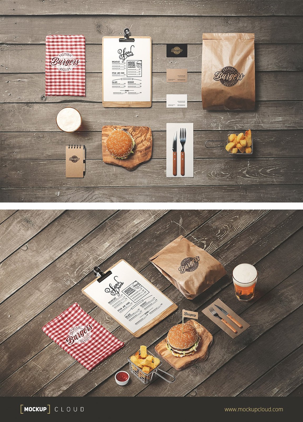 The psd mockup is based on professional photos. 70 Best Restaurant Branding Mockup Templates Graphic Design Resources
