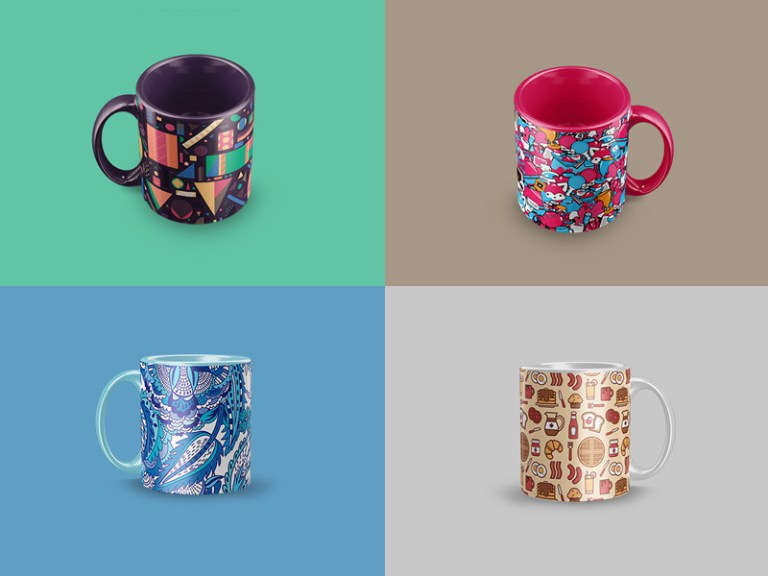 The showcase quality mockup helps designers to elegantly display their mug design. 4 Free Coffee Mug Mockups Psd Psdblast