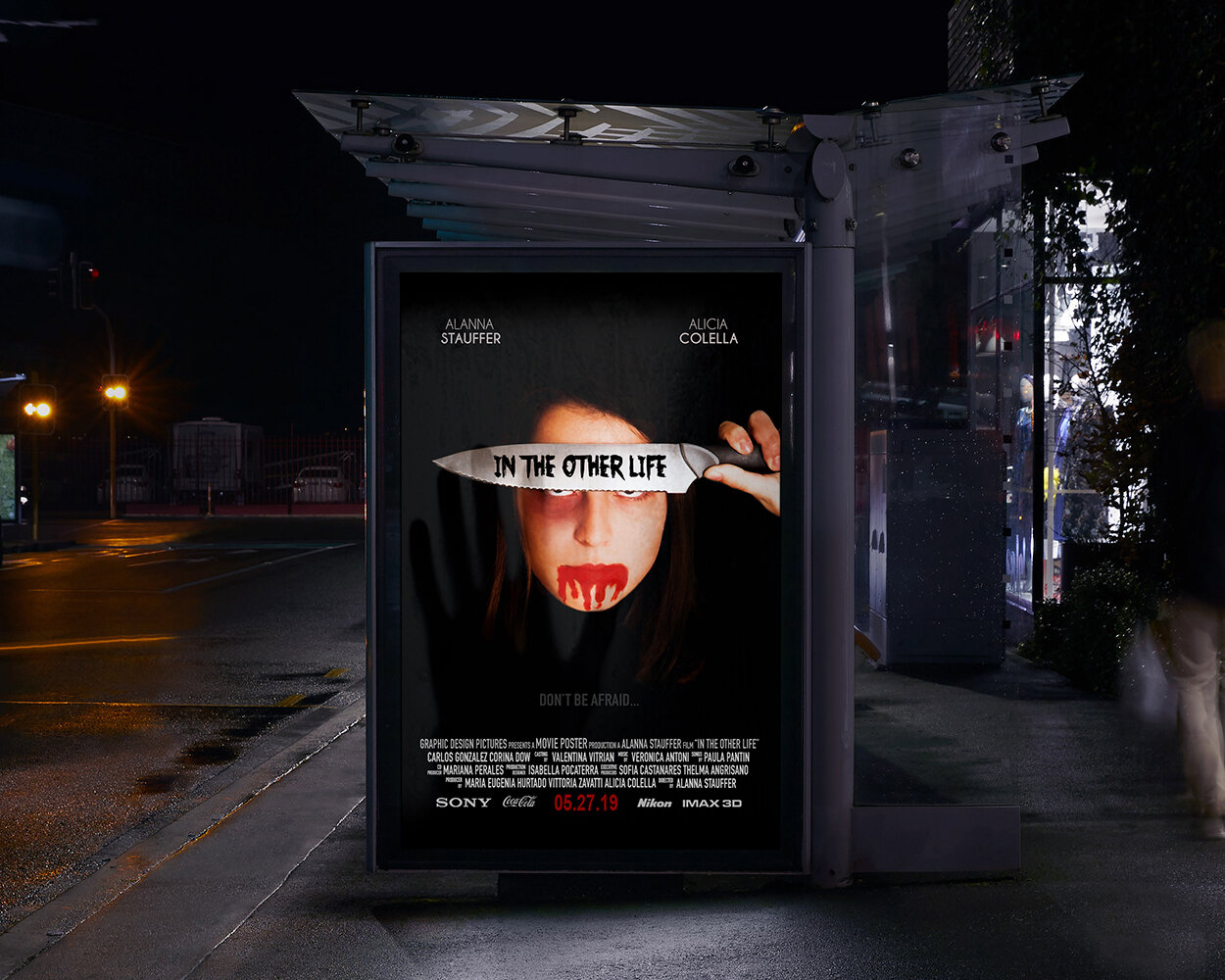 If you uh mistakenly add few . Horror Movie Poster Alanna Stauffer
