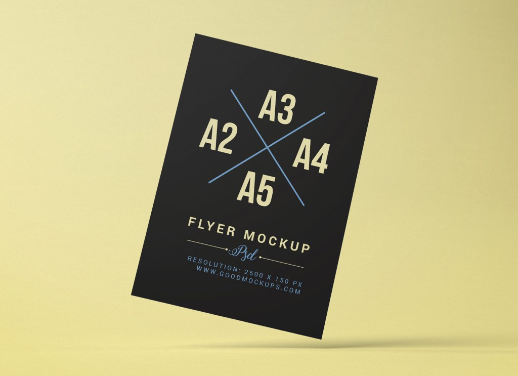 28+ Download A3 Flyer Mockup Free&nbsp;Psd