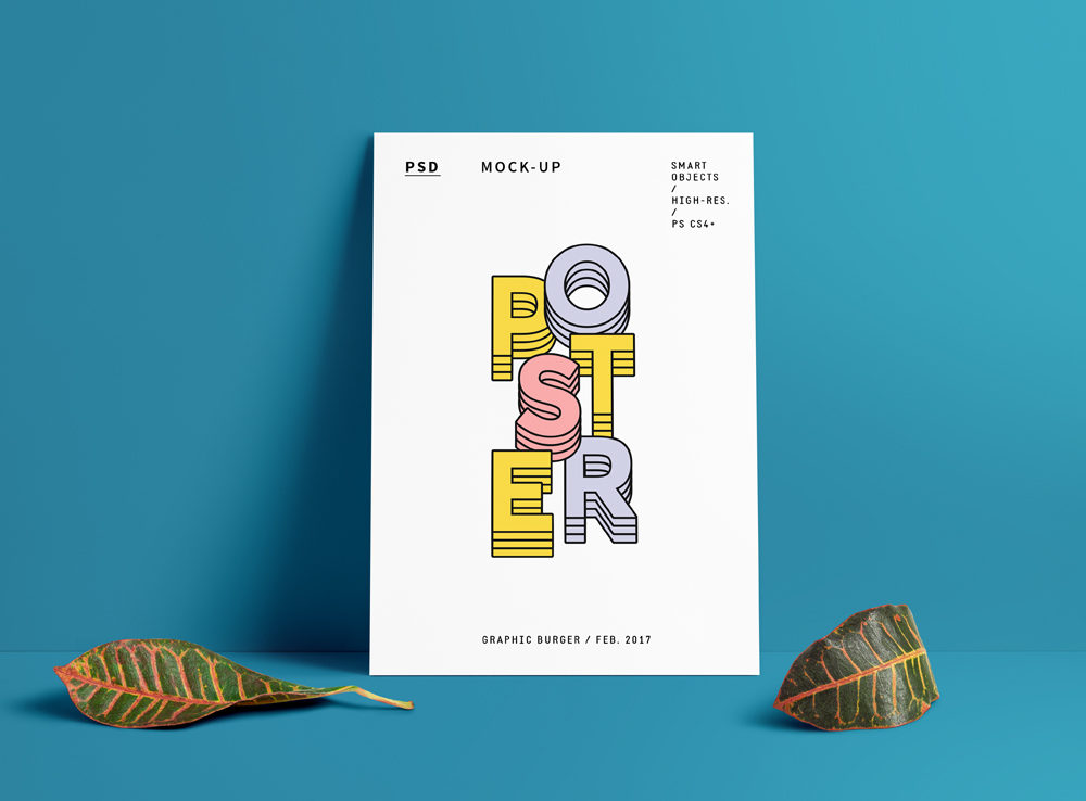 50+ Download Poster Landscape Mockup Free&nbsp;Psd