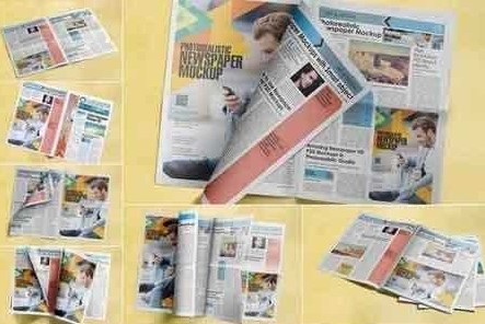 28+ Download Open Newspaper Mockup&nbsp;Psd