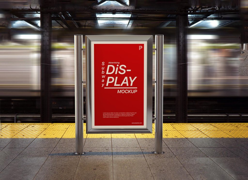 32+ Download Subway Ad Mockup&nbsp;Psd