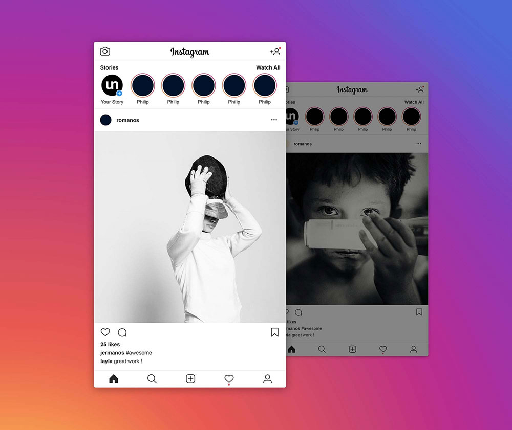 10+ Download Instagram Mockup Template&nbsp;Psd